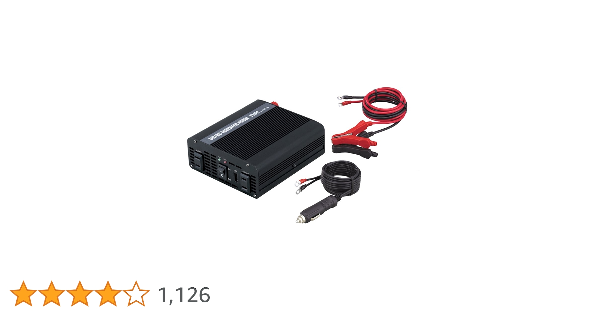 大橋産業   3WAY   インバーター    400W Amazon | 大橋産業 3WAYインバーター 400W 品番:1758